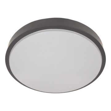 Candeeiro de teto com sensor WILTON 2xE27/60W/230V diâmetro 33 cm antracite