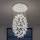 Candeeiro de teto de cristal LED SAMOA LED/30W/230V Ø 40 cm cromo brilhante + comando à distância
