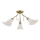Candeeiro de teto de montagem superficial MARCELLO 3xE14/10W230V dourado