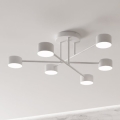 Candeeiro de teto de superfície HALO 6xGX53/10W/230V branco