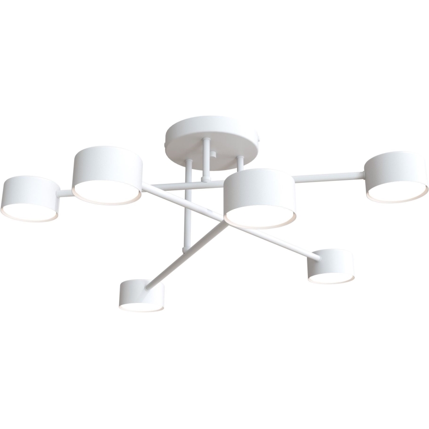 Candeeiro de teto de superfície HALO 6xGX53/10W/230V branco