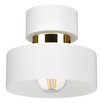 Candeeiro de teto IGNIA 1xE27/60W/230V branco/dourado