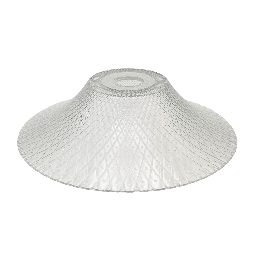 Candeeiro de teto JULL WOOD 1xE27/15W/230V, carvalho/vidro transparente, diâmetro 34 cm