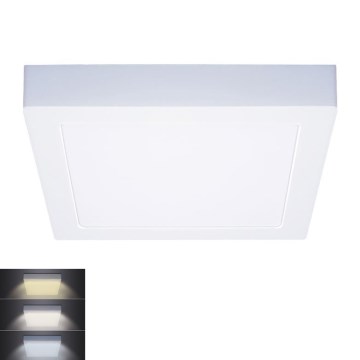Candeeiro de teto LED 12W/230V 3000/4000/6000K 17x17 cm branco