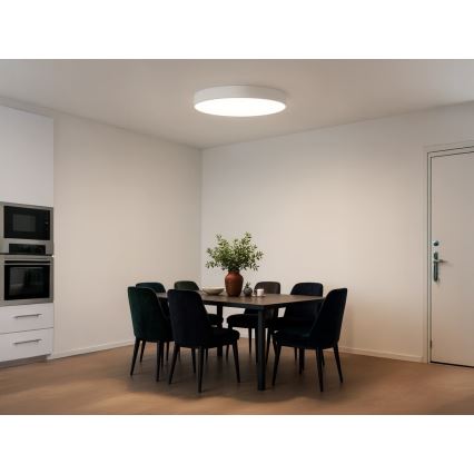 Candeeiro de teto LED 135W/230V 3000/4000/6500K diâmetro 80 cm branco