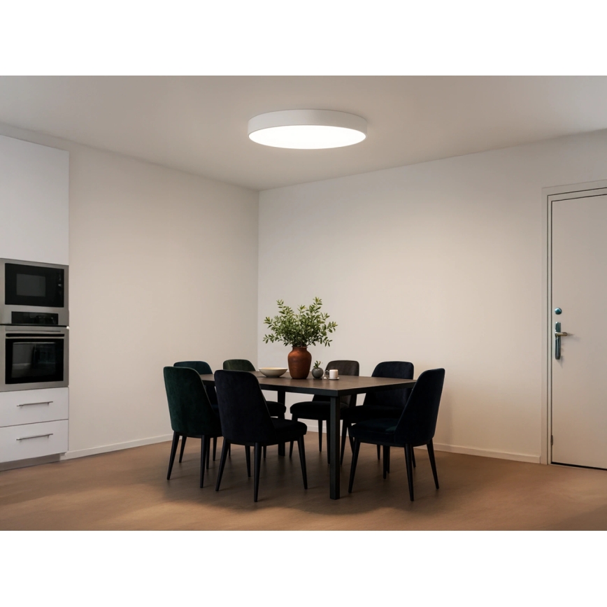 Candeeiro de teto LED 135W/230V 3000/4000/6500K diâmetro 80 cm branco