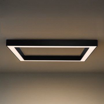 Candeeiro de teto LED/150W/230V 3000/4000/6500K 120x120 cm preto