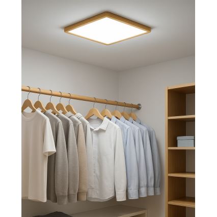Candeeiro de teto LED/32W/230V 3000/4000/6500K 40x40 cm bege