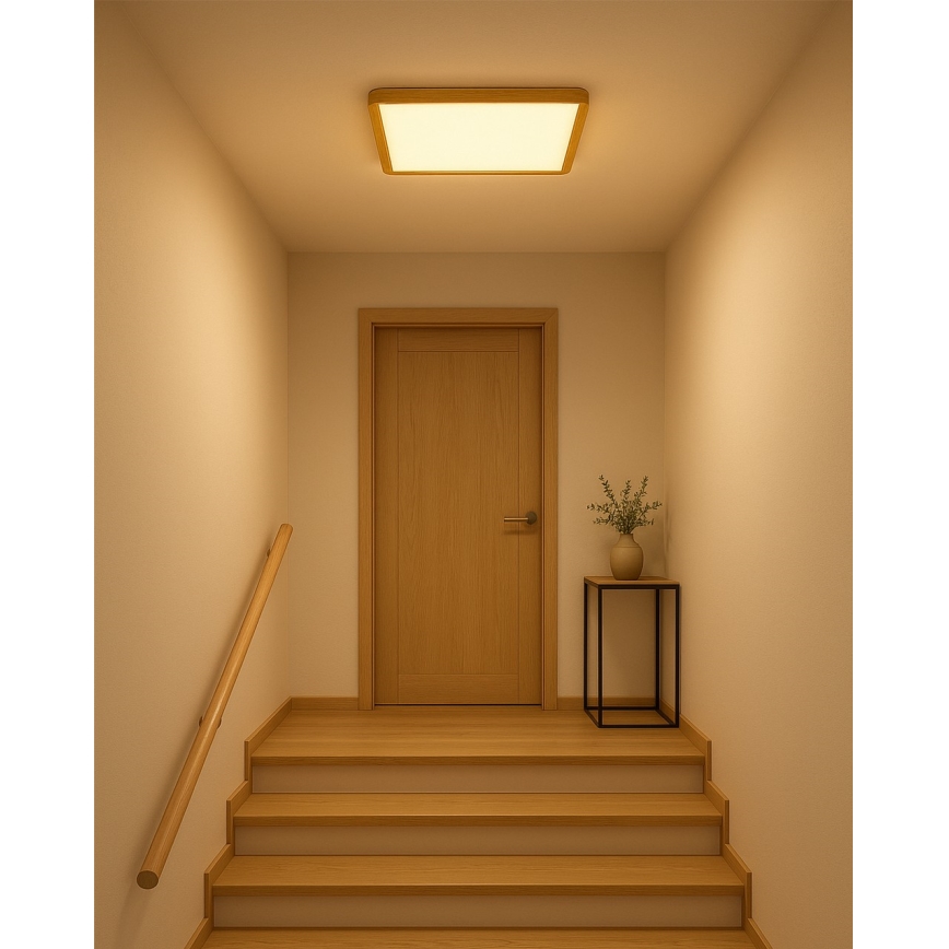 Candeeiro de teto LED/32W/230V 3000/4000/6500K 40x40 cm bege