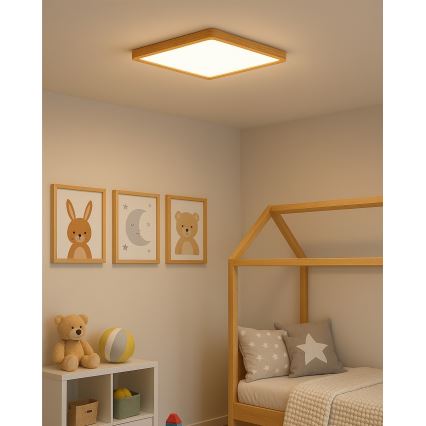 Candeeiro de teto LED/32W/230V 3000/4000/6500K 40x40 cm bege