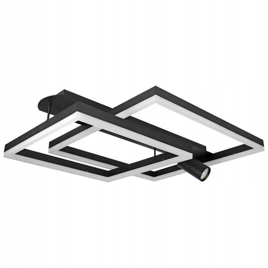 Candeeiro de teto LED/38W/230V + 1xGU10/30W preto