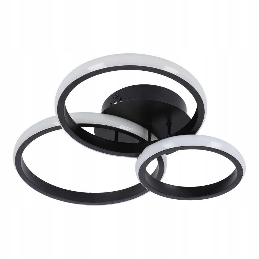 Candeeiro de teto LED/38W/230V preto