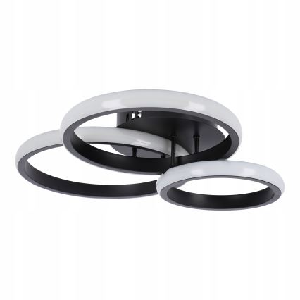 Candeeiro de teto LED/38W/230V preto