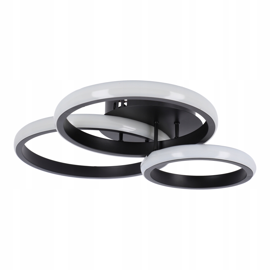 Candeeiro de teto LED/38W/230V preto