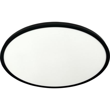 Candeeiro de teto LED/40W/230V 3000/4000/6500K Ø 50 cm preto