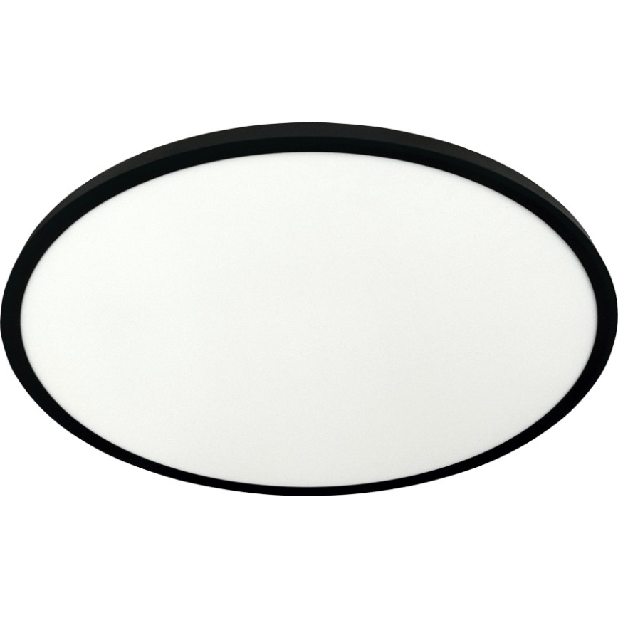 Candeeiro de teto LED/40W/230V 3000/4000/6500K Ø 50 cm preto