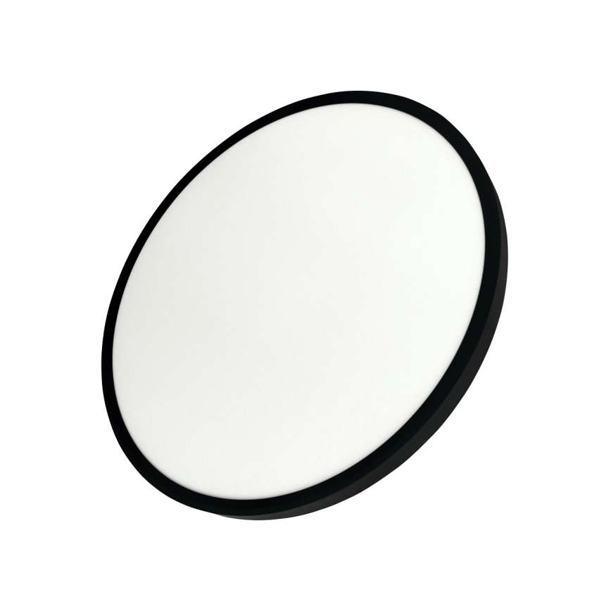 Candeeiro de teto LED/40W/230V 3000/4000/6500K Ø 50 cm preto