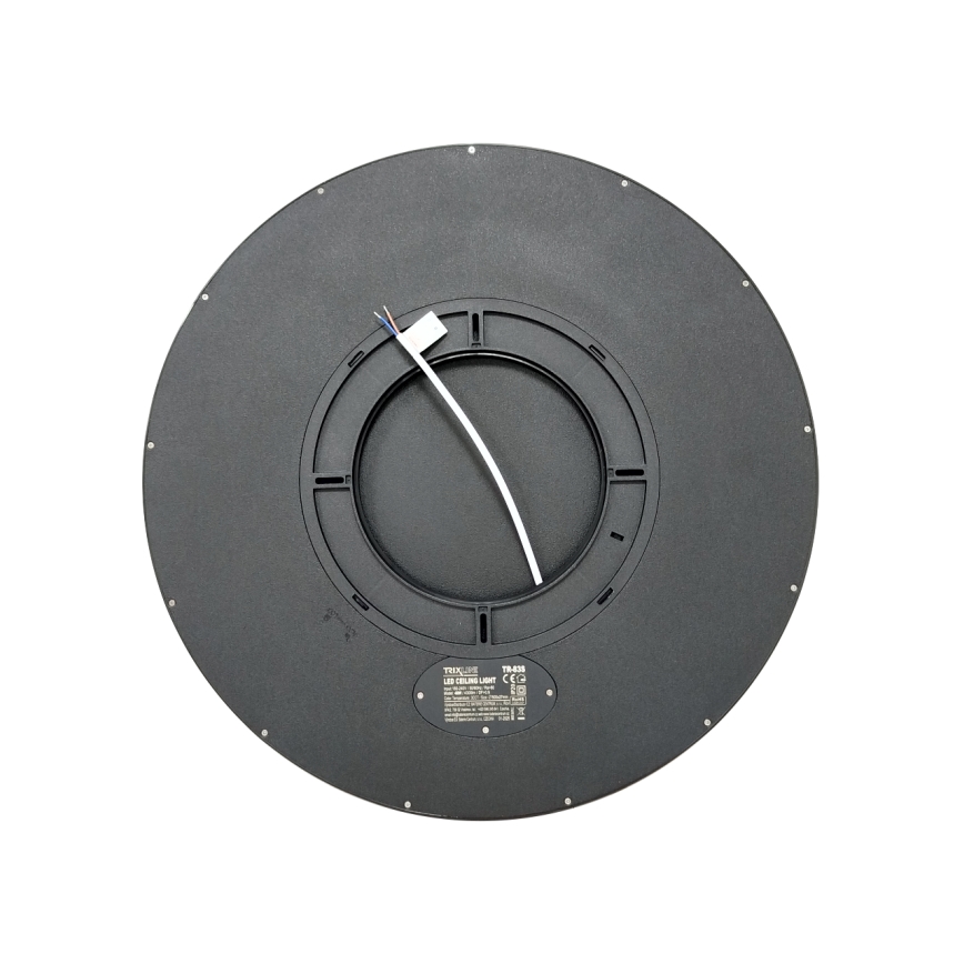 Candeeiro de teto LED/40W/230V 3000/4000/6500K Ø 50 cm preto