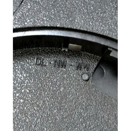 Candeeiro de teto LED/40W/230V 3000/4000/6500K Ø 50 cm preto
