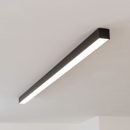 Candeeiro de tecto LED ALLDAY BASIC LED/20/30/40W/230V 2700/4000/6000K 120 cm preto