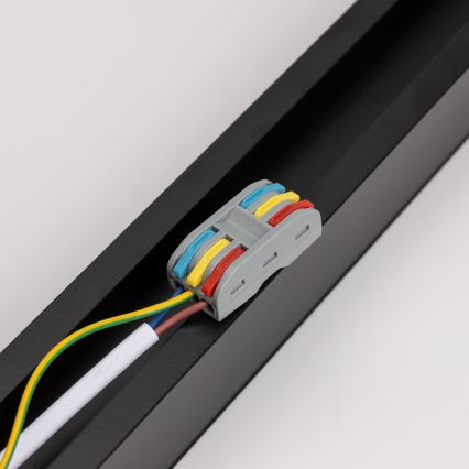 Candeeiro de tecto LED ALLDAY BASIC LED/20/30/40W/230V 2700/4000/6000K 120 cm preto