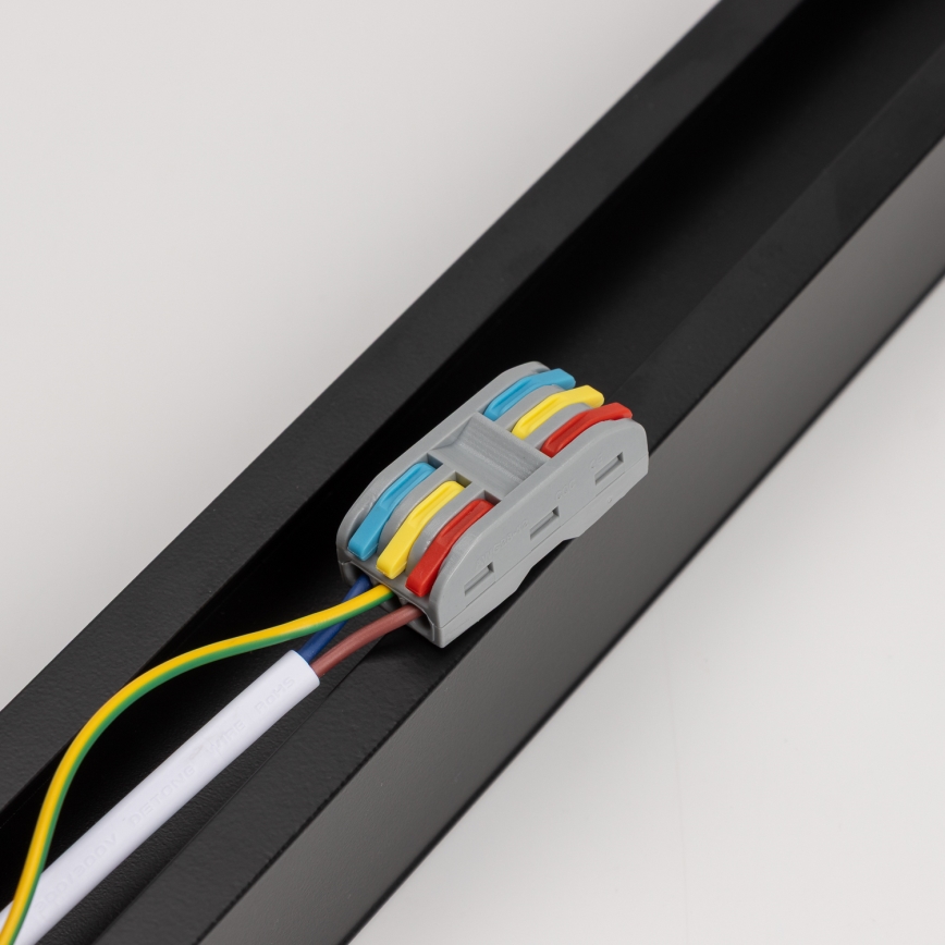 Candeeiro de tecto LED ALLDAY BASIC LED/20/30/40W/230V 2700/4000/6000K 120 cm preto