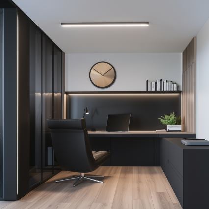 Candeeiro de teto LED ALLDAY BASIC LED/40W/230V 2700/4000/6000K preto