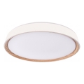 Candeeiro de teto LED dimerizável ILVI LED/45W/230V 2700-6500K diâmetro 50 cm branco/bege + controlo remoto