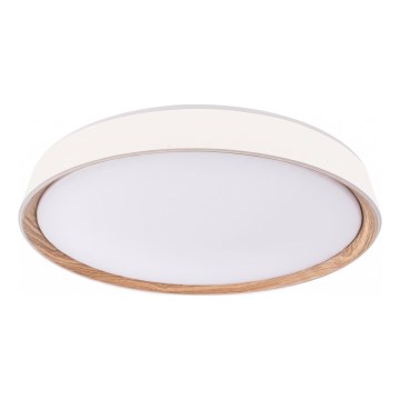 Candeeiro de teto LED dimerizável ILVI LED/45W/230V 2700-6500K diâmetro 50 cm branco/bege + controlo remoto