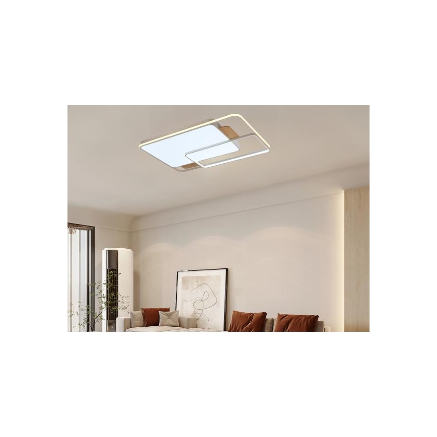 Candeeiro de teto LED dimerizável LED/280W/230V 3000-6500K + comando remoto