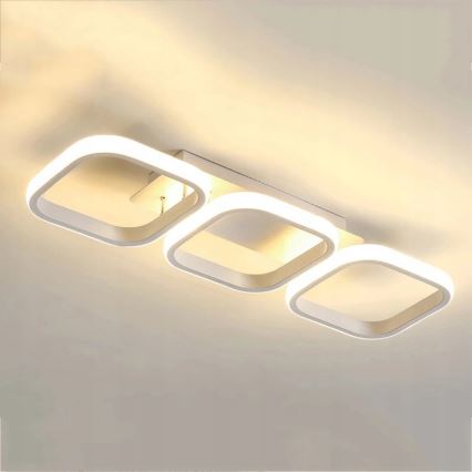 Luminária de teto LED dimerizável LED/33W/230V 3000-6500K branca Wi-Fi Tuya + controlo remoto