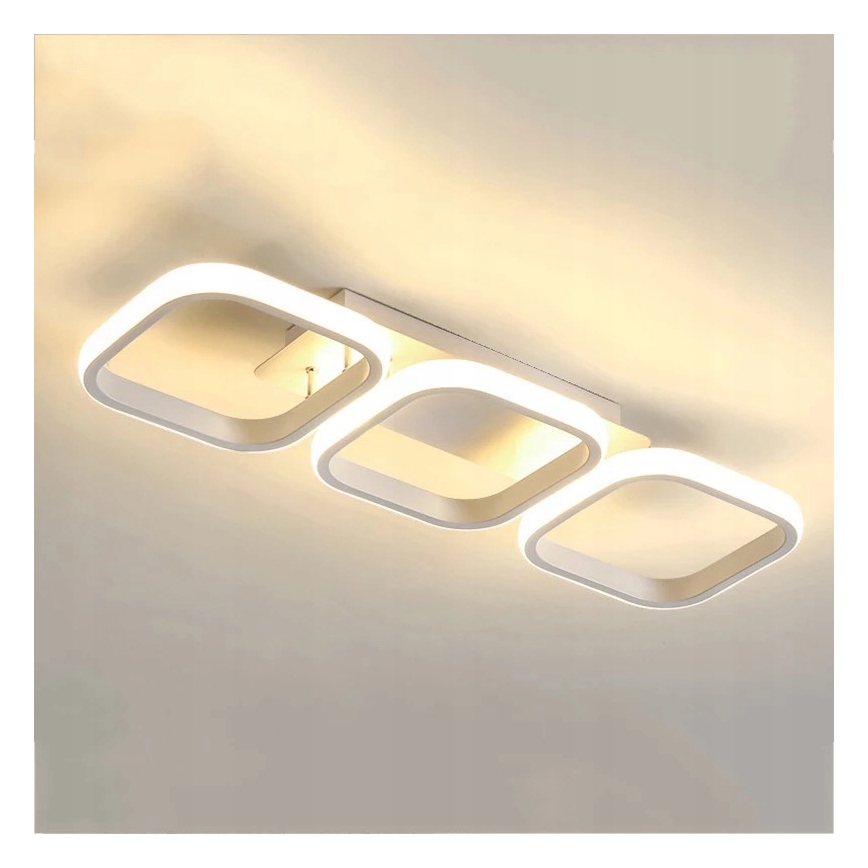 Luminária de teto LED dimerizável LED/33W/230V 3000-6500K branca Wi-Fi Tuya + controlo remoto