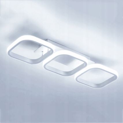 Luminária de teto LED dimerizável LED/33W/230V 3000-6500K branca Wi-Fi Tuya + controlo remoto