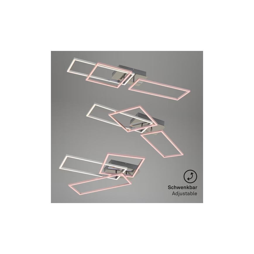 Candeeiro de teto LED dimerizável LED/42W/230V 3000K cromo fosco