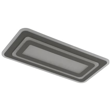 Plafon de teto LED dimerizável 85W/230V 3000-6500K cinzento + comando remoto