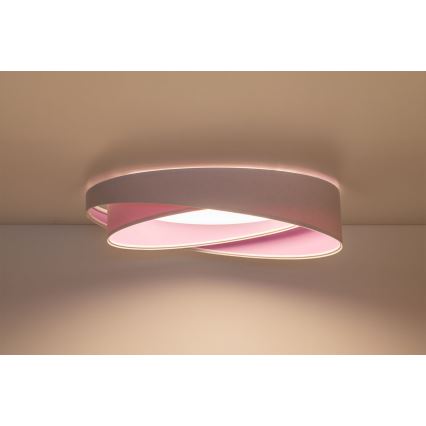 Candeeiro de teto LED dimerizável SMART GALAXY MODERN LED/24W/230V 3000-6500K Ø 55 cm branco/roxo + controlo remoto