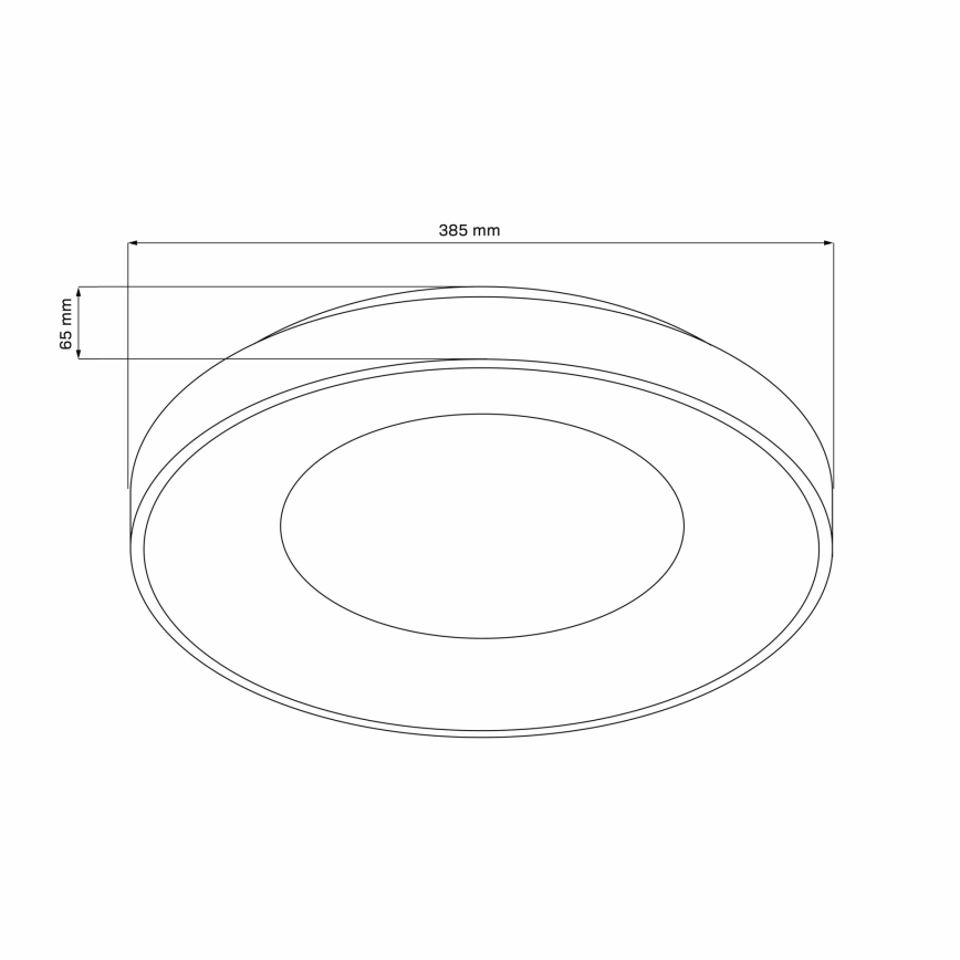 Luminária de teto LED dimerizável para casa de banho WITOLD LED/48W/230V diâmetro 38,5 cm 3000-6000K IP44 + controlo remoto