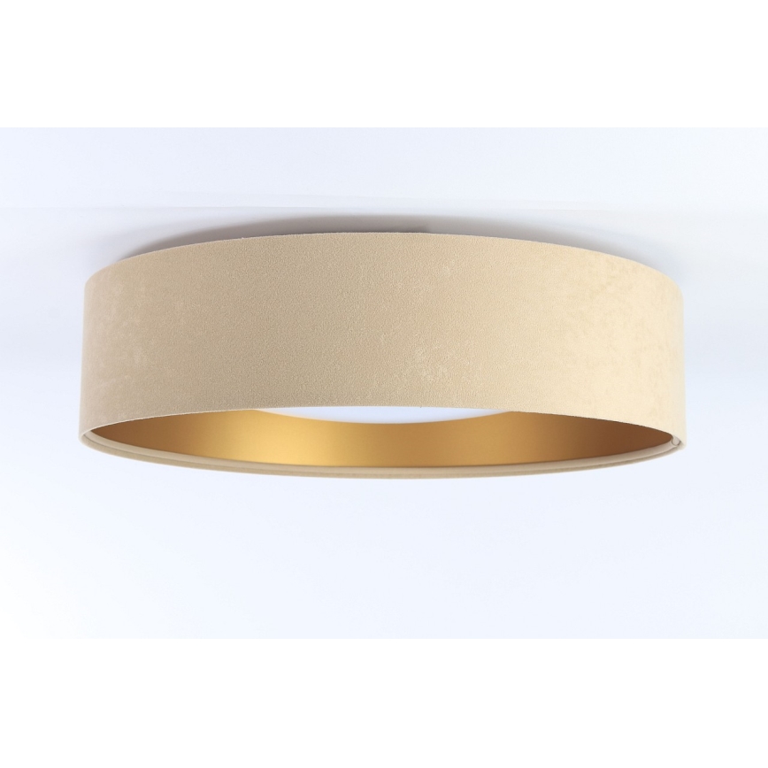 Candeeiro de tecto LED GALAXY LED/24W/230V Ø 44 cm bege/dourado