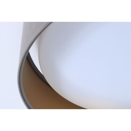 Candeeiro de tecto LED GALAXY LED/24W/230V Ø 44 cm cinzento/dourado