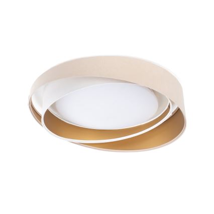 Candeeiro de teto LED GALAXY MODERN LED/24W/230V Ø 55 cm bege/branco/dourado