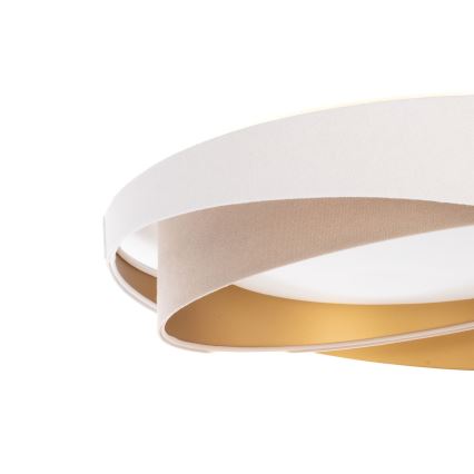 Candeeiro de teto LED GALAXY MODERN LED/24W/230V Ø 55 cm branco/bege/dourado