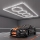 Candeeiro de teto LED HEXAGON LED/426W/85-265V 6500K 484x243 cm CRI 90 IP44 branco
