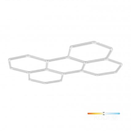 Candeeiro de teto LED HEXLINE LED/216W/230V 4000K 208x300 cm branco