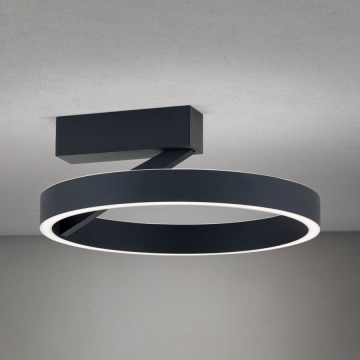 Candeeiro de teto LED KOLK LED/40W/230V 2700/3000/4000K Ø 40 cm preto