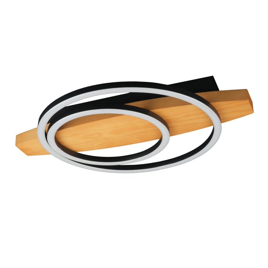 Candeeiro de teto LED MELISA LED/28W/230V 30x40 cm pinho