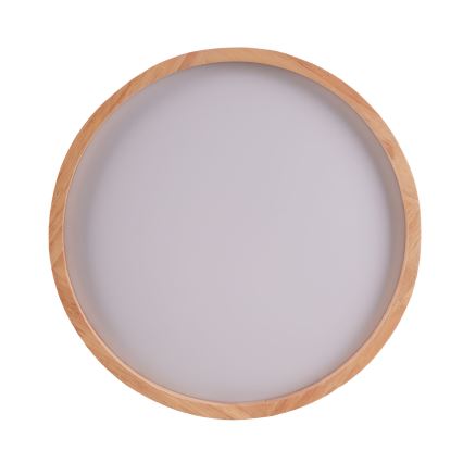 Candeeiro de tecto em madeira para casa de banho LED/12W/230V Ø 27 cm IP44 carvalho