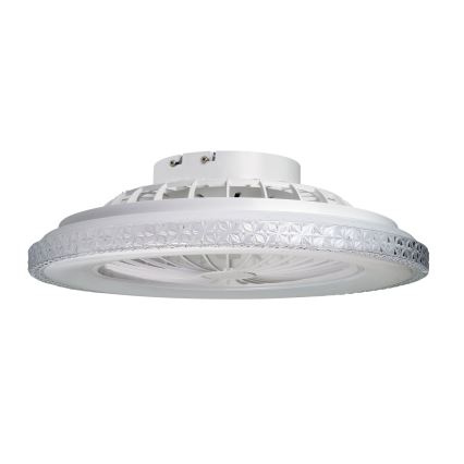 Luz de teto LED regulável com ventilador EGYPT LED/48W/230V 3000-6500K branca + controlo remoto