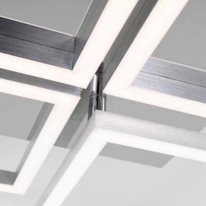 Candeeiro de teto LED regulável LED/42W/230V 3000K cromo mate