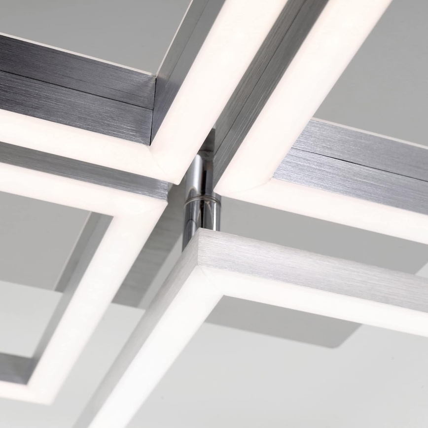 Candeeiro de teto LED regulável LED/42W/230V 3000K cromo mate