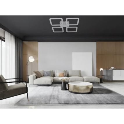 Candeeiro de teto LED regulável LED/95W/230V 3000-6500K + controlo remoto